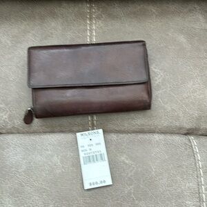 WILSON BROWN LEATHER WALLET